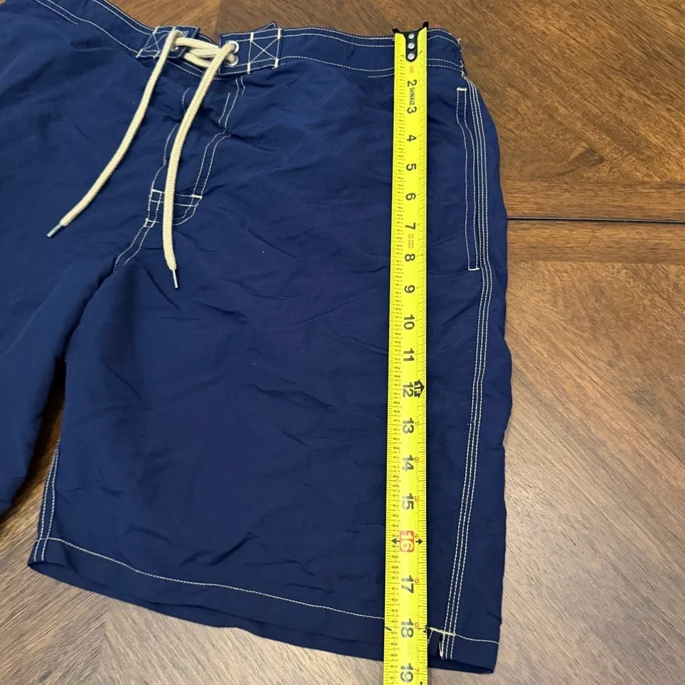 Polo Ralph Lauren Mens Navy Blue Swim Trunks Cargo Pocket XL Red Pony Logo
